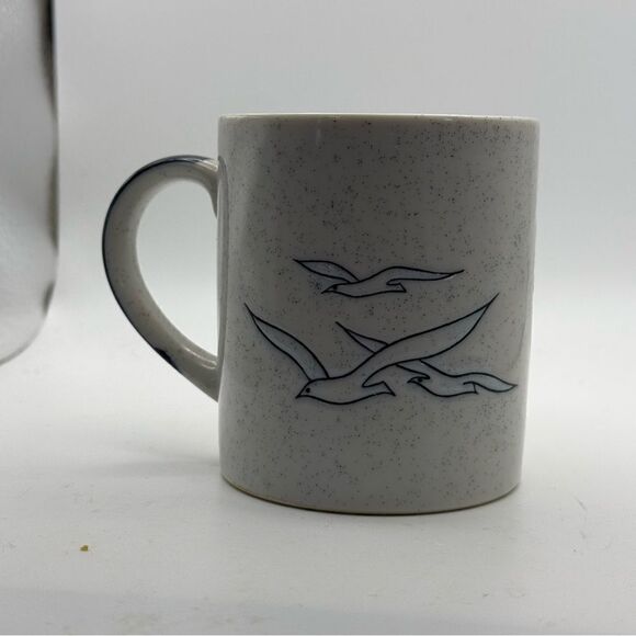 Vintage Galveston, etched beach, seashell design, coffee mug - Picture 3 of 6